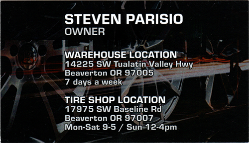SP Tire Service, LLC - Steven Parisio 2